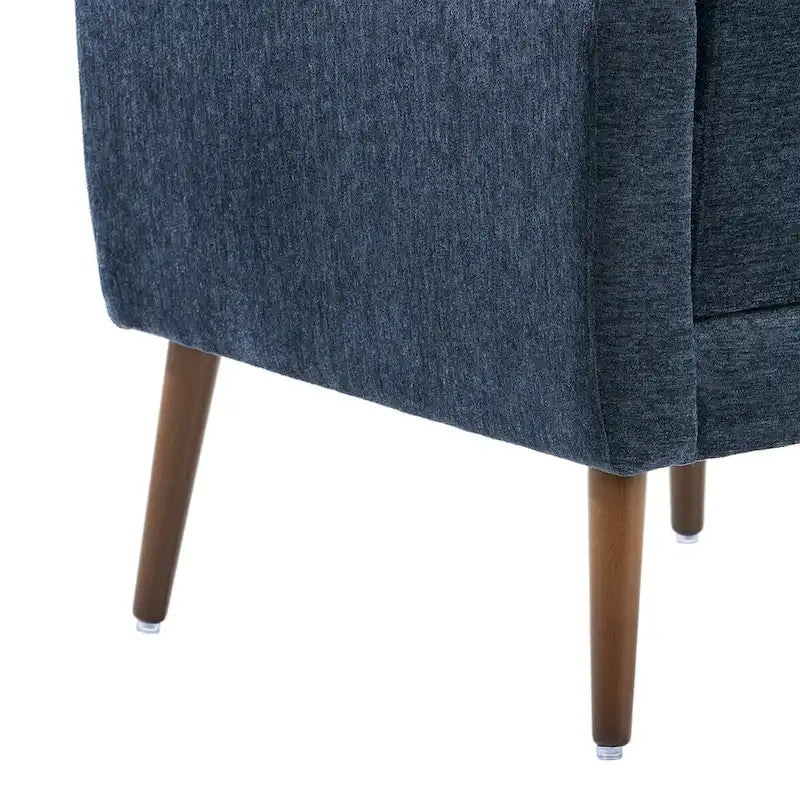 Modern Accent Chair,Chenille Arm Chairs for Living Room,Comfy Soft Padded Lounge Chair in Small Space, Bedroom