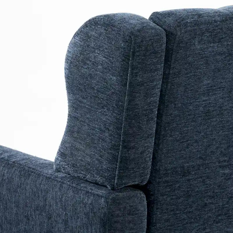 Modern Accent Chair,Chenille Arm Chairs for Living Room,Comfy Soft Padded Lounge Chair in Small Space, Bedroom
