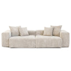 Large Corduroy Fabrics Upholstery Modular Sectional Sofa Set for Living Room