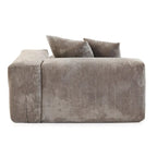 Large Corduroy Fabrics Upholstery Modular Sectional Sofa Set for Living Room
