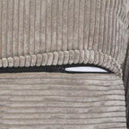 Large Corduroy Fabrics Upholstery Modular Sectional Sofa Set for Living Room