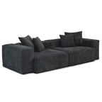 Large Corduroy Fabrics Upholstery Modular Sectional Sofa Set for Living Room