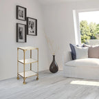 Tavolino Ayden in bronzo, stile vintage e alla moda