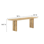 Amistad 58 Wood Bench