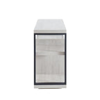 Wood TV Stand Classic Entertainment Center Media Console up to 55 with Electric Fireplace