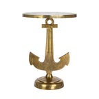 Nautical Accent Table with Anchor Base - 15.0L x 15.0W x 19.0H