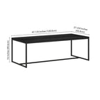 Boone 47 Wide Rectangular Coffee Table