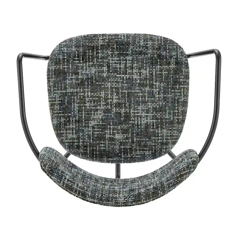 Sedia con braccioli in tessuto Alivia, (Set di 2)