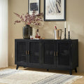 Credenza Alexis Contemporary 58Wide con gambe in legno massello di HULALA HOME