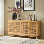 Credenza Alexis Contemporary 58Wide con gambe in legno massello di HULALA HOME