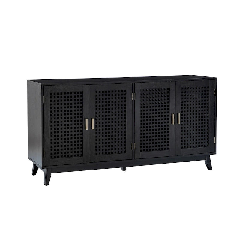 Credenza Alexis Contemporary 58Wide con gambe in legno massello di HULALA HOME