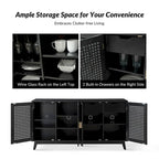 Credenza Alexis Contemporary 58Wide con gambe in legno massello di HULALA HOME