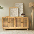 Credenza Alexis Contemporary 58Wide con gambe in legno massello di HULALA HOME