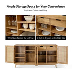 Credenza Alexis Contemporary 58Wide con gambe in legno massello di HULALA HOME
