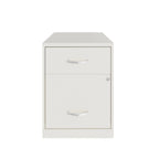 Space Solutions 18 Deep 2 Drawer Letter Width Vertical File Cabinet with Accessory Drawer