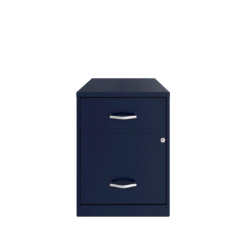 Space Solutions 18 Deep 2 Drawer Letter Width Vertical File Cabinet with Accessory Drawer