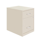 Space Solutions 18 Deep 2 Drawer Letter Width Vertical File Cabinet with Accessory Drawer