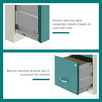 Space Solutions 18 Deep 2 Drawer Letter Width Vertical File Cabinet with Accessory Drawer