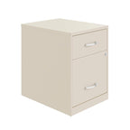 Space Solutions 18 Deep 2 Drawer Letter Width Vertical File Cabinet with Accessory Drawer