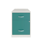 Space Solutions 18 Deep 2 Drawer Letter Width Vertical File Cabinet with Accessory Drawer
