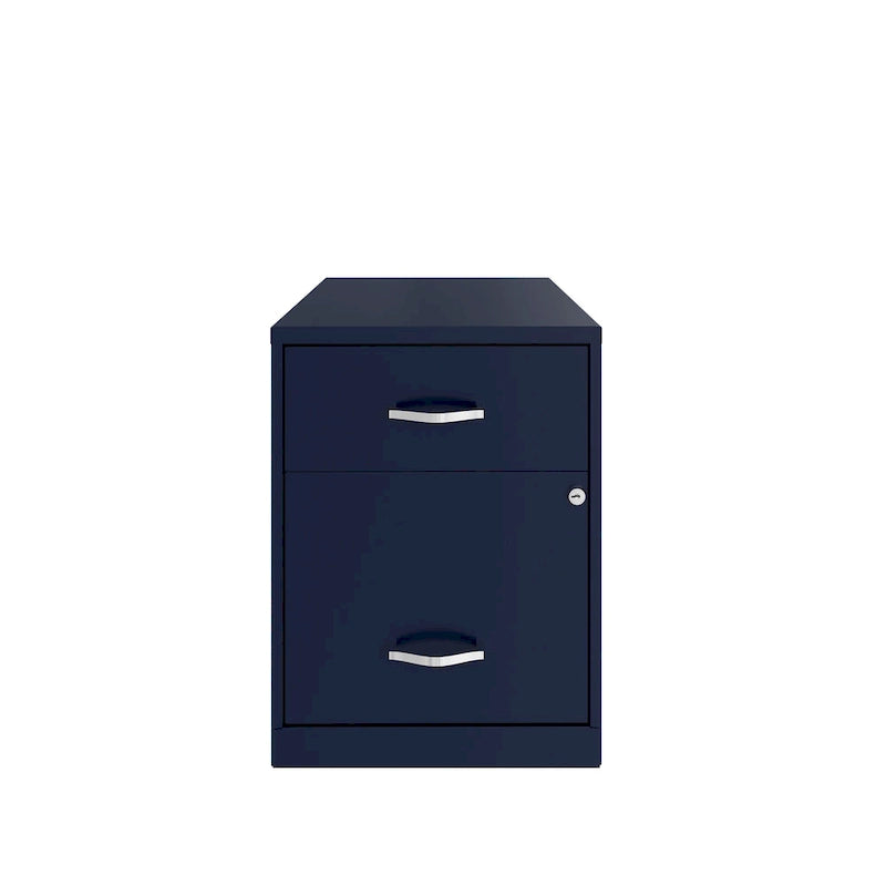 Space Solutions 18 Deep 2 Drawer Letter Width Vertical File Cabinet with Accessory Drawer