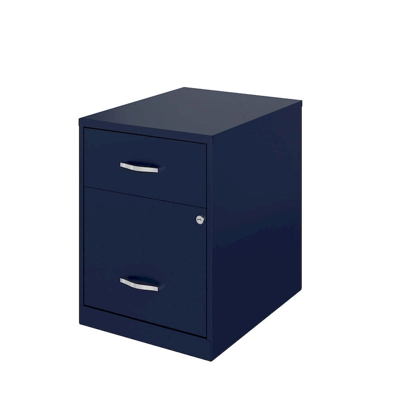 Space Solutions 18 Deep 2 Drawer Letter Width Vertical File Cabinet with Accessory Drawer