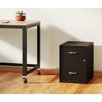 Space Solutions 18 Deep 2 Drawer Letter Width Vertical File Cabinet with Accessory Drawer