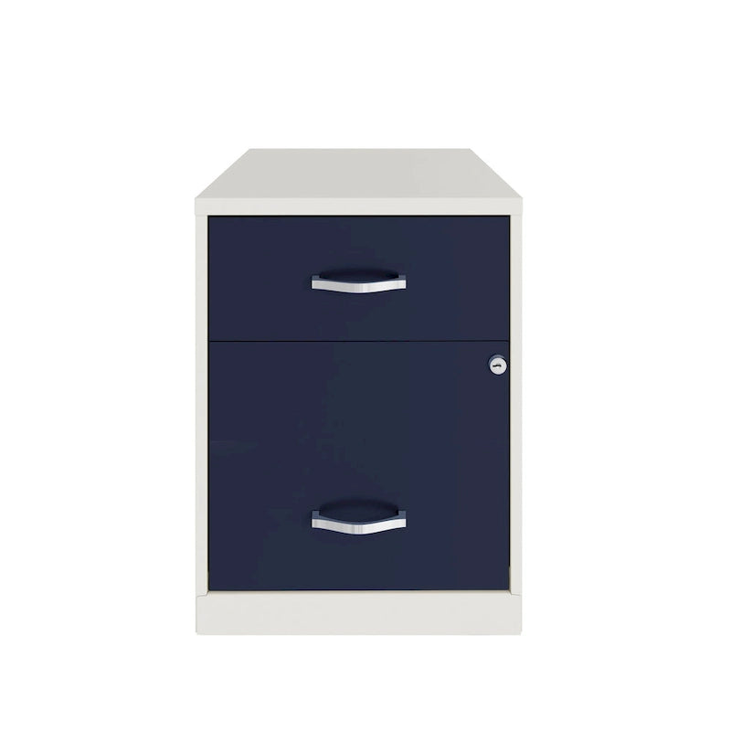 Space Solutions 18 Deep 2 Drawer Letter Width Vertical File Cabinet with Accessory Drawer