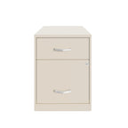 Space Solutions 18 Deep 2 Drawer Letter Width Vertical File Cabinet with Accessory Drawer