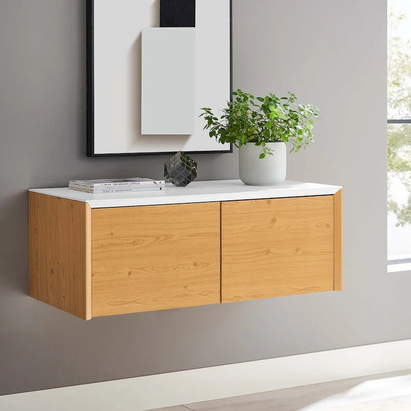 Kinetic Wall-Mount Office Storage Cabinet