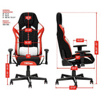 Sedia da gaming Techni Sport TSF72 Echo con cuscino poggiatesta integrato