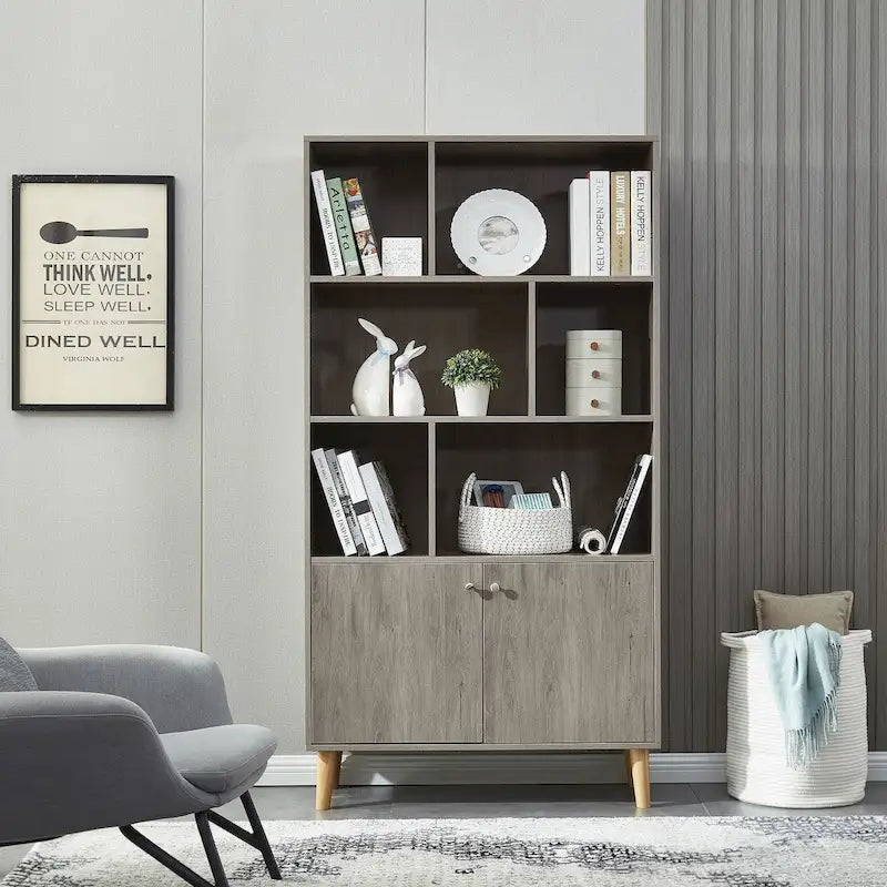 Libreria,Scaffale per libri con ante