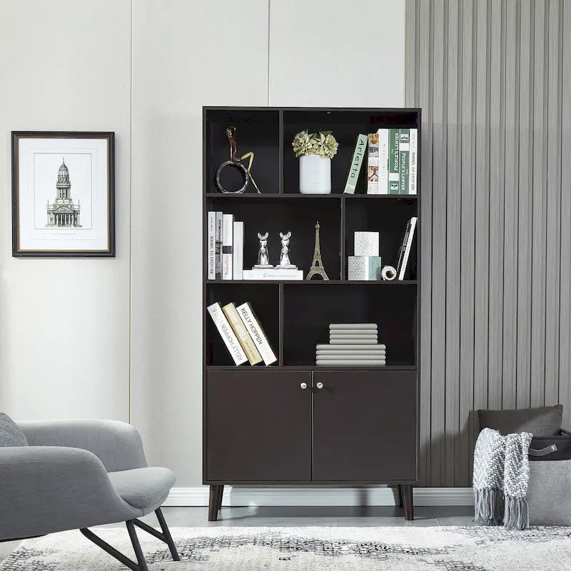 Libreria,Scaffale per libri con ante