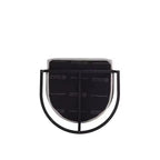 Sgabello da bar Manhattan Comfort Augusta moderno imbottito in similpelle, altezza bancone