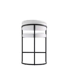 Sgabello da bar Manhattan Comfort Augusta moderno imbottito in similpelle, altezza bancone