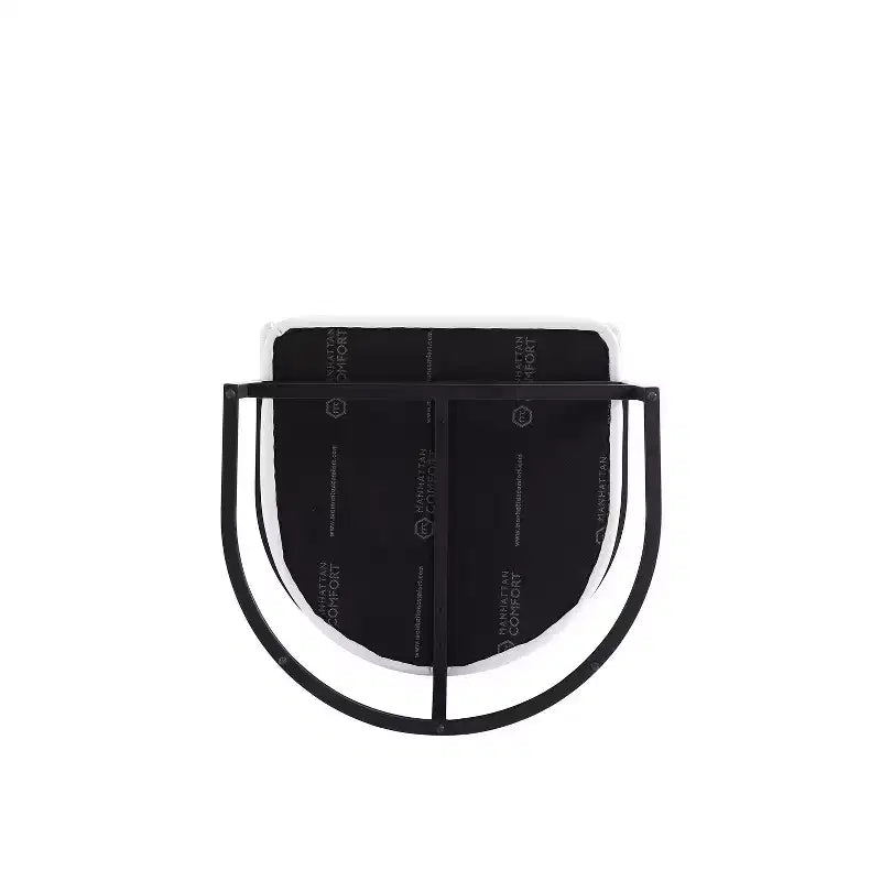Sgabello da bar Manhattan Comfort Augusta moderno imbottito in similpelle, altezza bancone