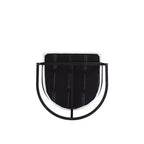 Sgabello da bar Manhattan Comfort Augusta moderno imbottito in similpelle, altezza bancone