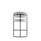 Sgabello da bar Manhattan Comfort Augusta moderno imbottito in similpelle, altezza bancone