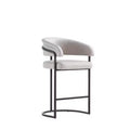 Manhattan Comfort Augusta Modern Leatherette Upholstered Counter Height Barstool