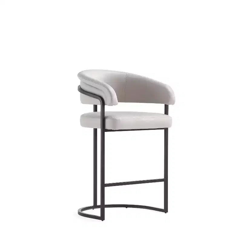 Manhattan Comfort Augusta Modern Leatherette Upholstered Counter Height Barstool
