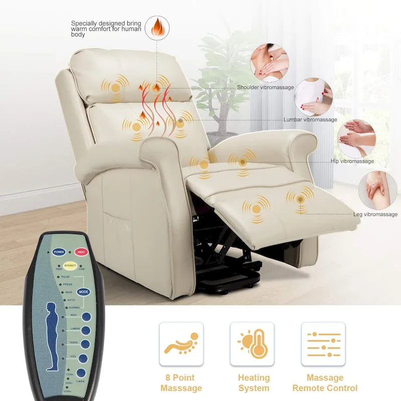 AECOJOY Electric Power Lift Recliner Chair
