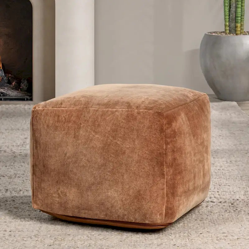 Pouf in velluto Villa by Classic Home Heirloom 18