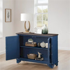 40 Retro Wood Sofa Couch Table with Adjustable Storage Shelf