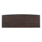 40 Retro Wood Sofa Couch Table with Adjustable Storage Shelf