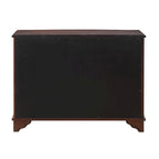 40 Retro Wood Sofa Couch Table with Adjustable Storage Shelf