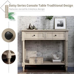 Consolle con 2 Cassetti e Ripiano Inferiore Serie Daisy