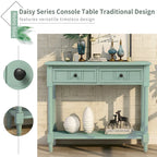 Consolle con 2 Cassetti e Ripiano Inferiore Serie Daisy