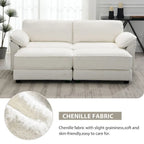 Combination Modular Convertible Sectional Sofa with Ottoman