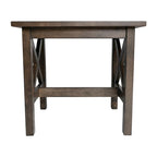 Solid Wood Traditional Farmhouse End Table