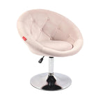 VANITII Accent Chair Swivel Vanity Chair Office Desk Chair Modern Height Adjustable Pink/Grey/White